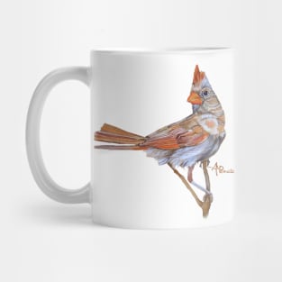 Female Cardinal Mug